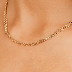 Gold plated necklace